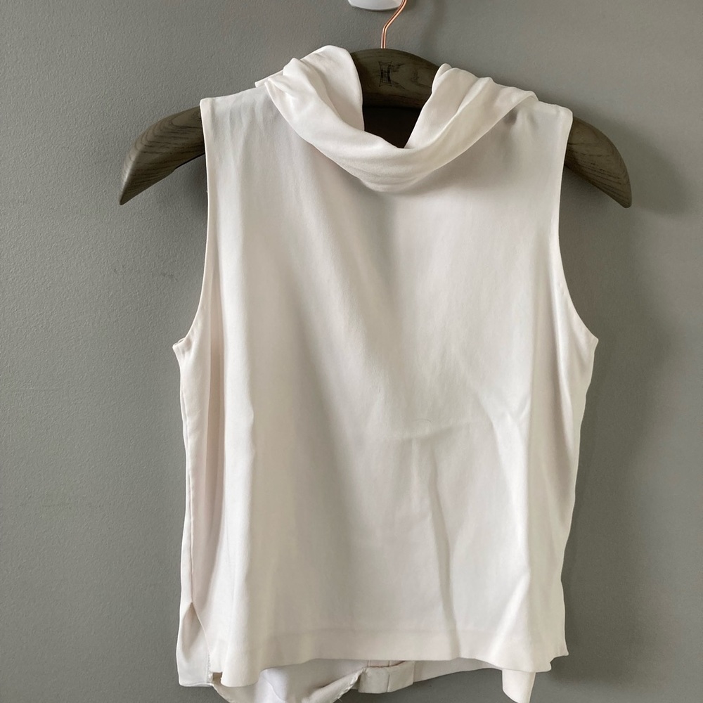 Cowl Neck Sleeveless Blouse